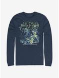 Star Wars Poster Neon Pop Long-Sleeve T-Shirt, NAVY, hi-res