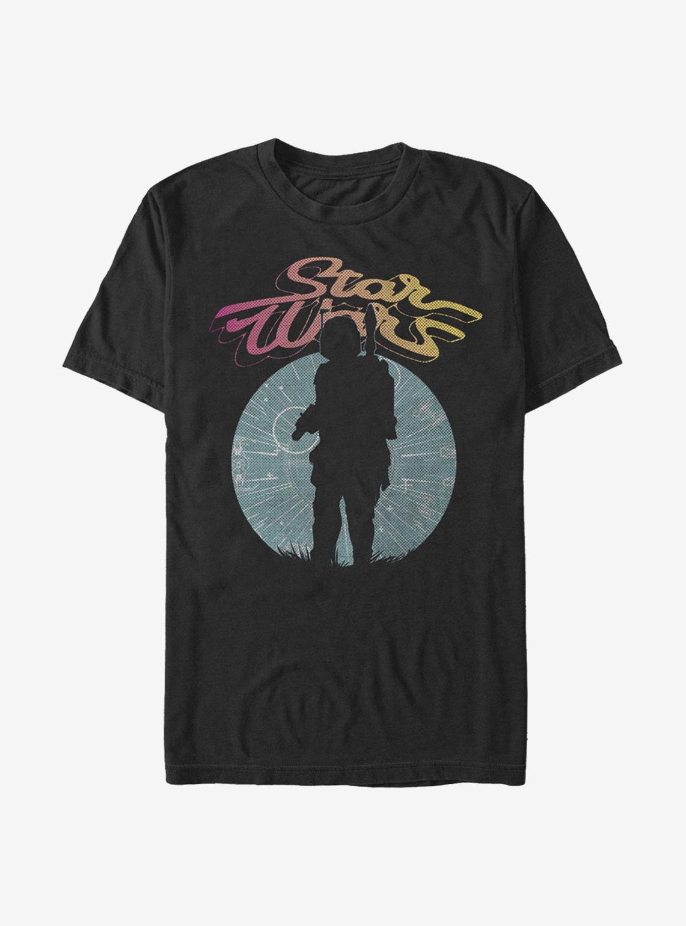 Star Wars Boba Silhouette T-Shirt, BLACK, hi-res