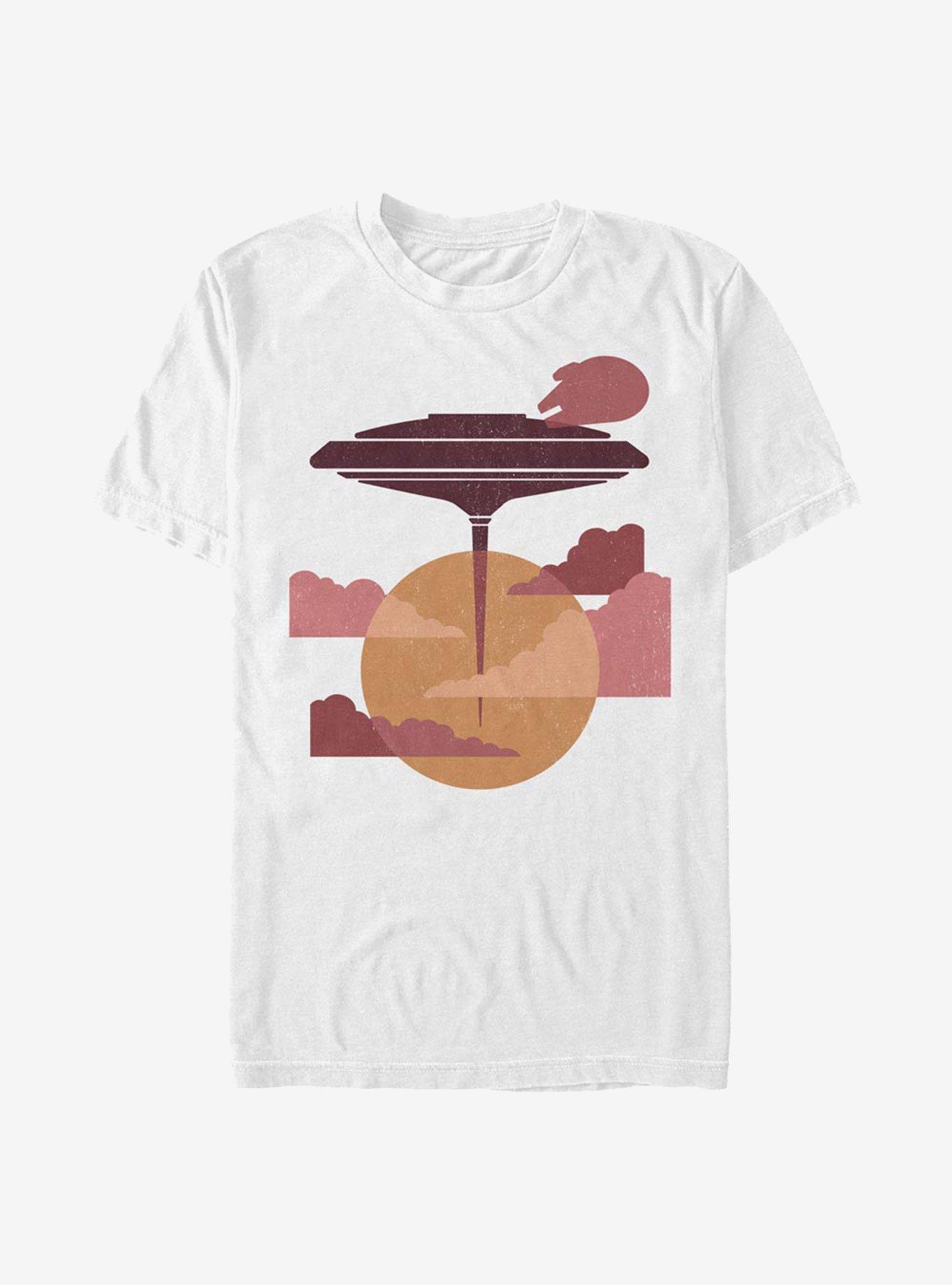Star Wars Cloud City Minimal T-Shirt, WHITE, hi-res