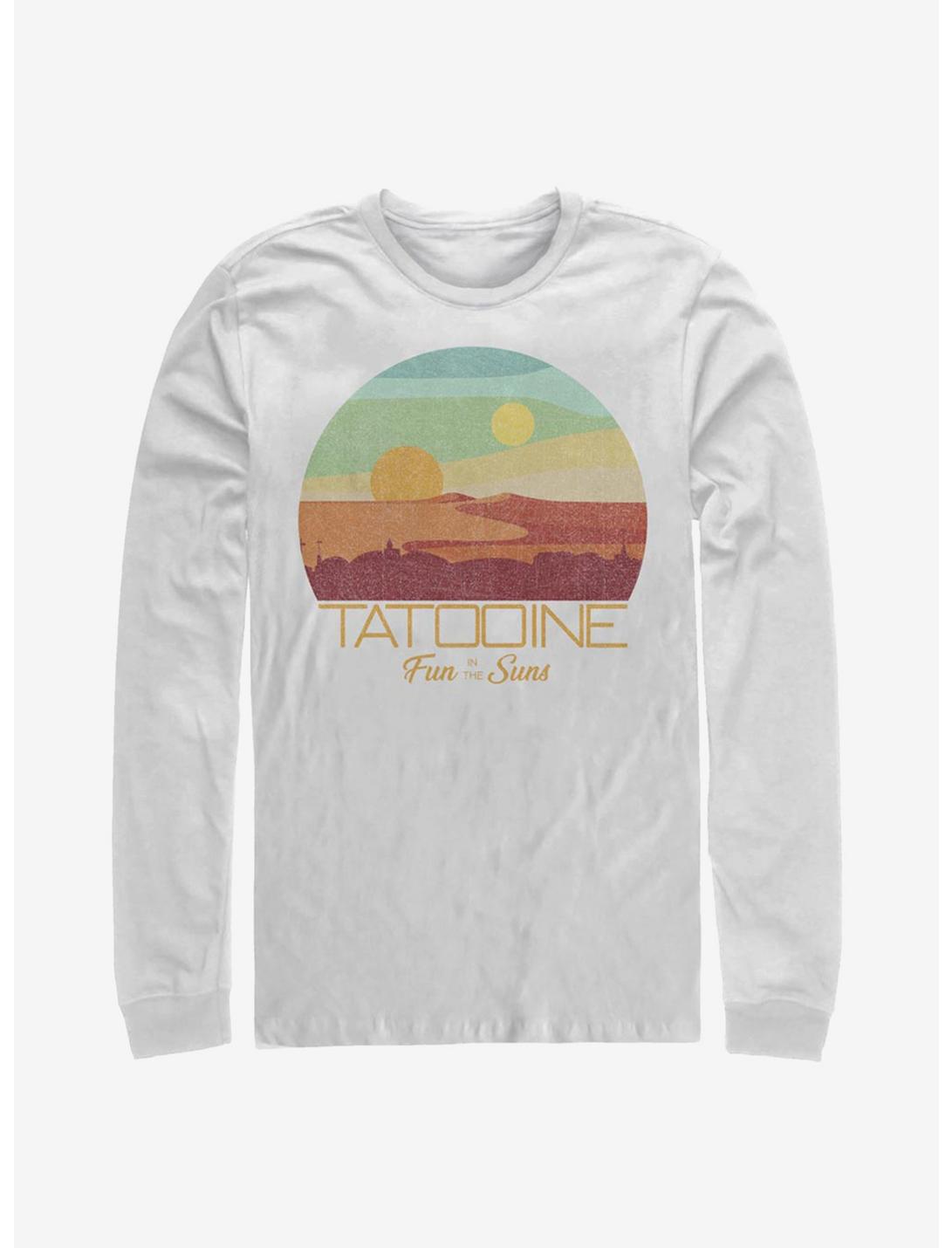 Star Wars Tatooine Fun Long-Sleeve T-Shirt, WHITE, hi-res