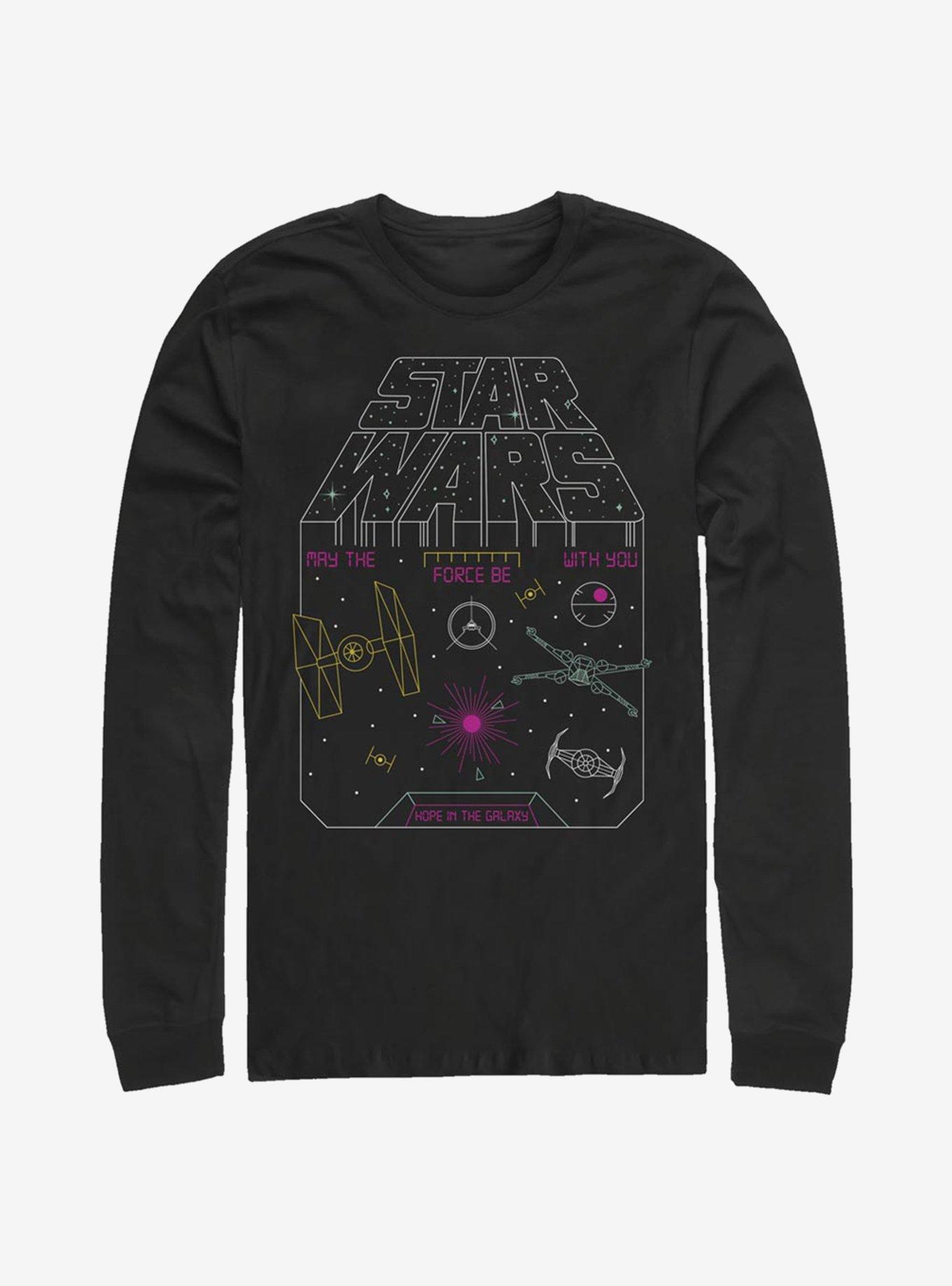 Star Wars Video Game Long-Sleeve T-Shirt, BLACK, hi-res