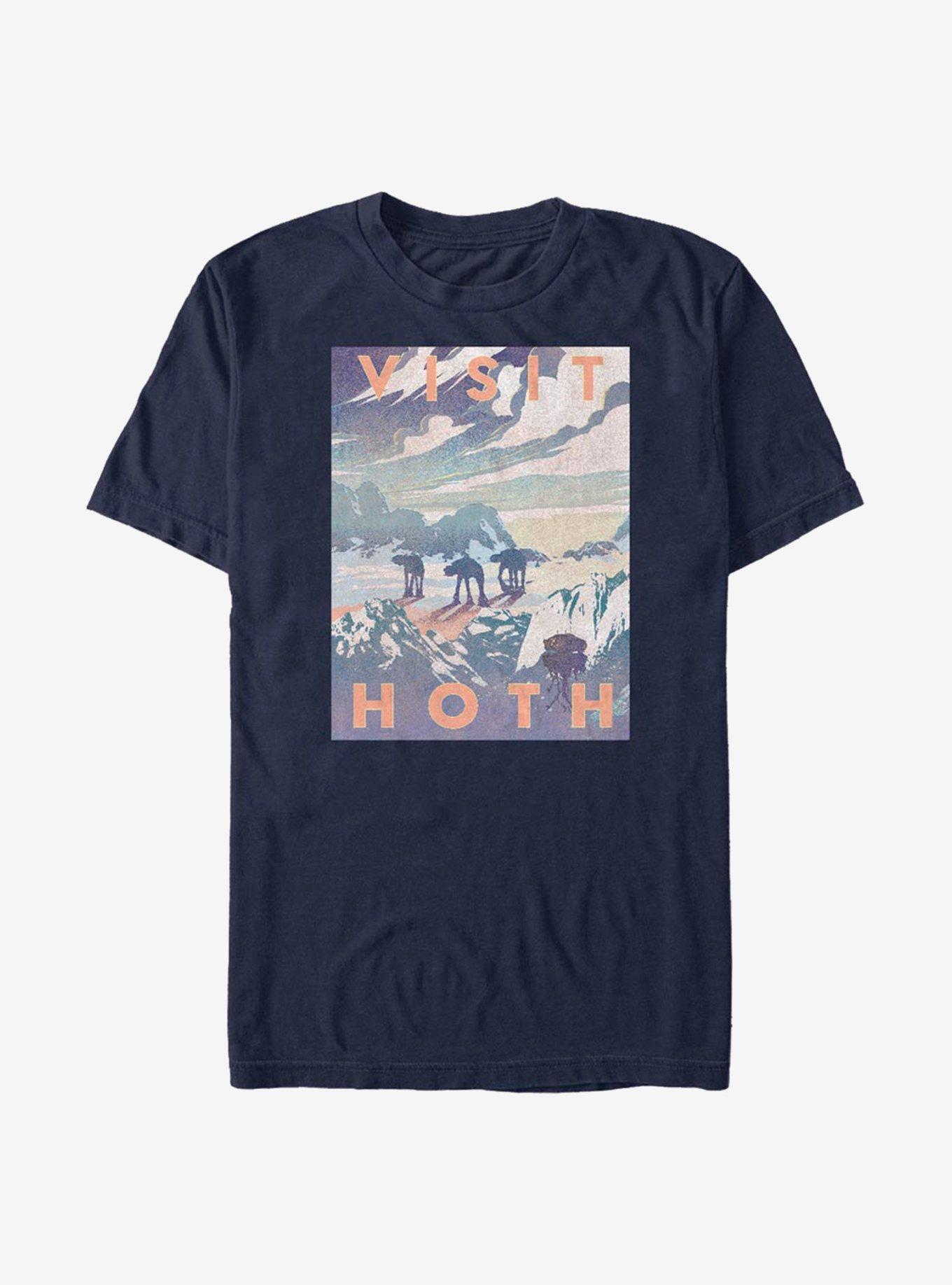 Star Wars Visit Icy Hoth T-Shirt, NAVY, hi-res