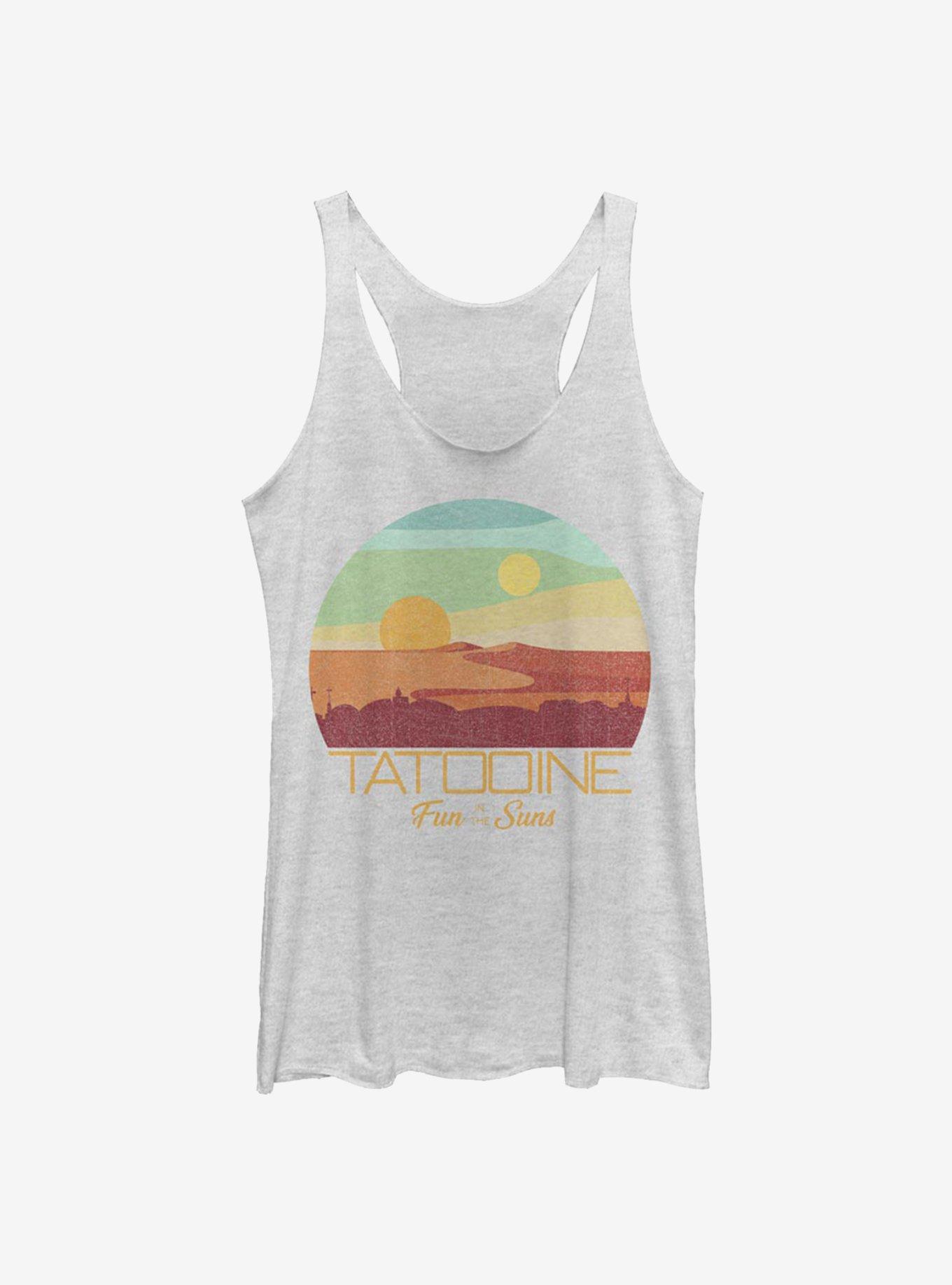 Star Wars Tatooine Fun Tank Top, WHITE HTR, hi-res
