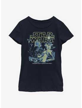 Star Wars Poster Neon Pop Youth Girls T-Shirt, , hi-res