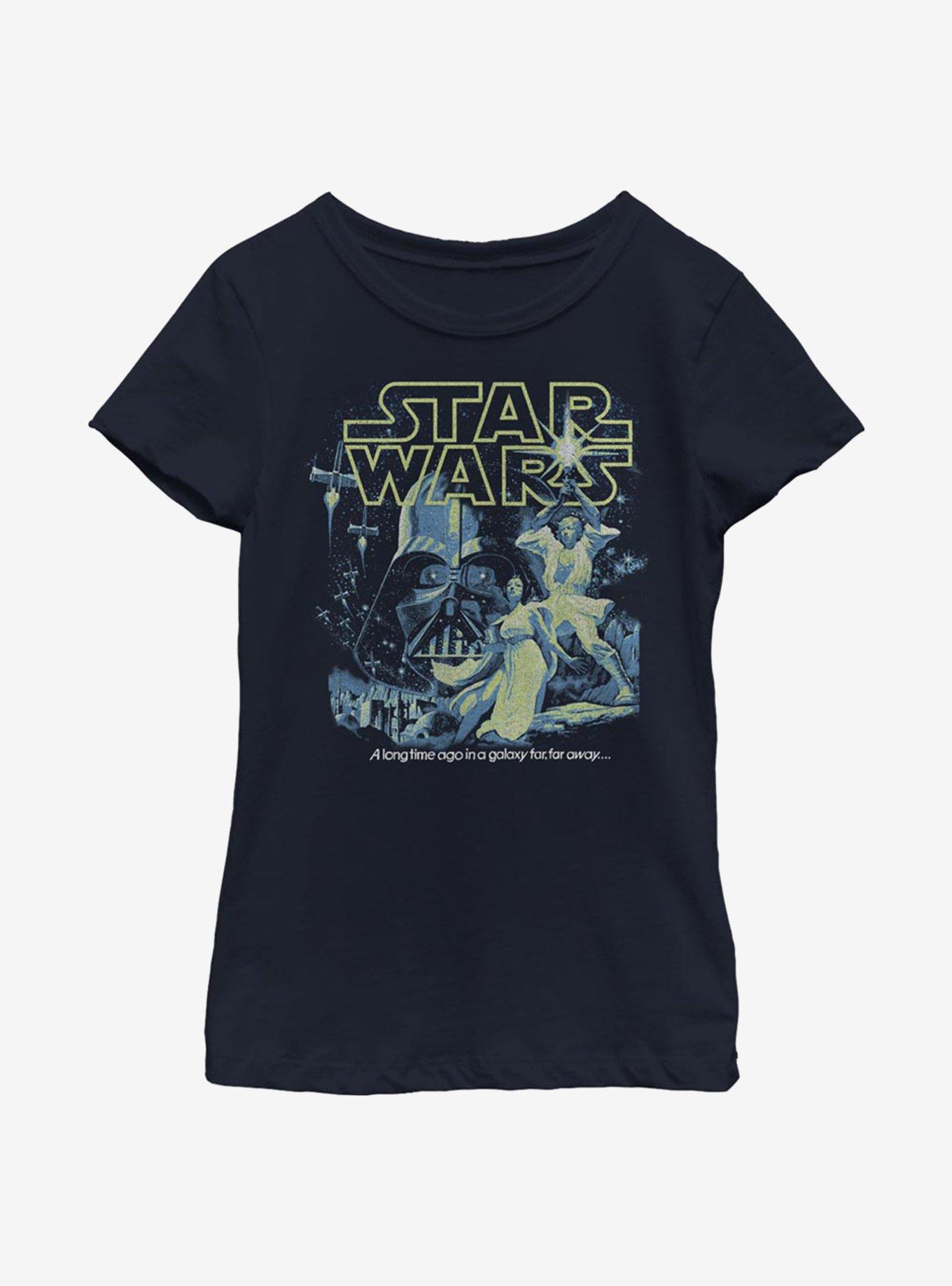 Star Wars Poster Neon Pop Youth Girls T-Shirt, , hi-res
