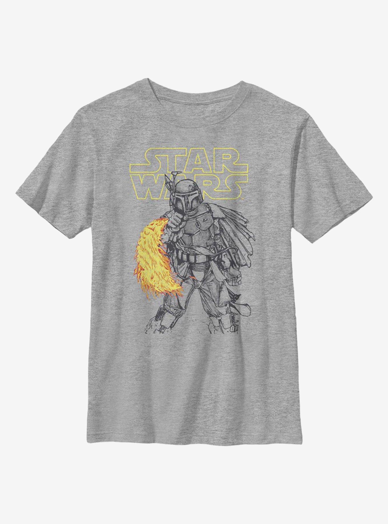 Star Wars Heat Thrower Youth T-Shirt, ATH HTR, hi-res