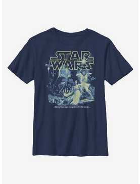 Star Wars Poster Neon Pop Youth T-Shirt, , hi-res