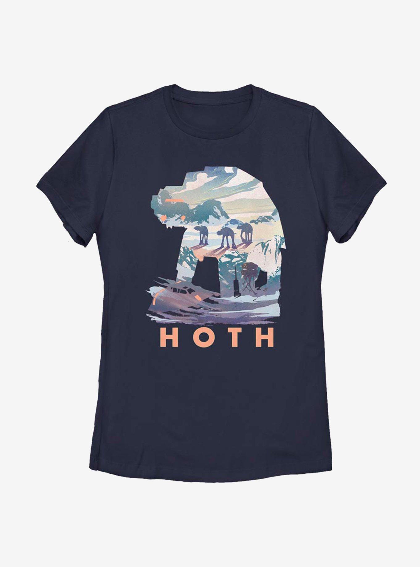 Star Wars Breeze Hoth Womens T-Shirt, NAVY, hi-res