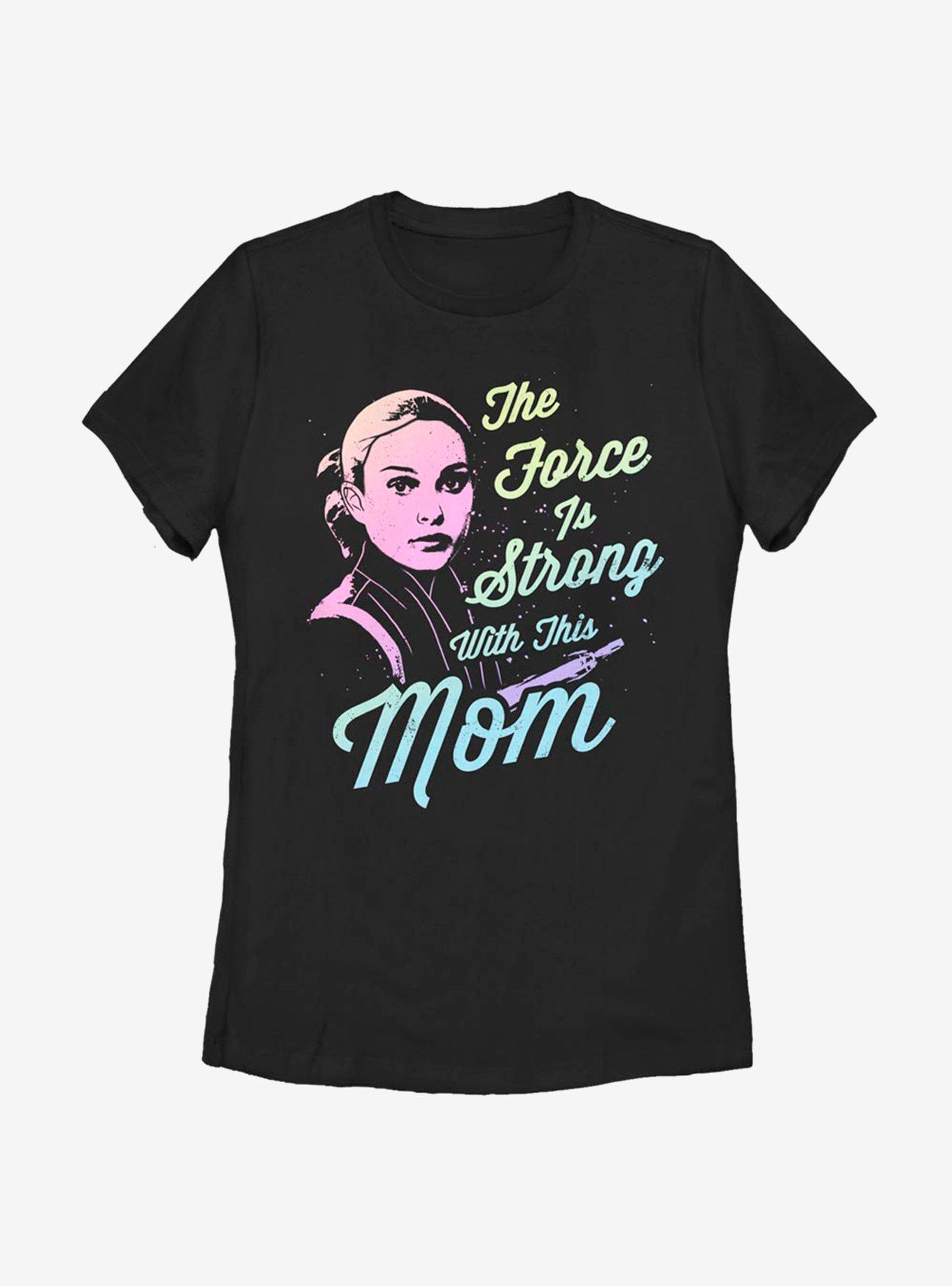 Star Wars Force Mom Womens T-Shirt, BLACK, hi-res