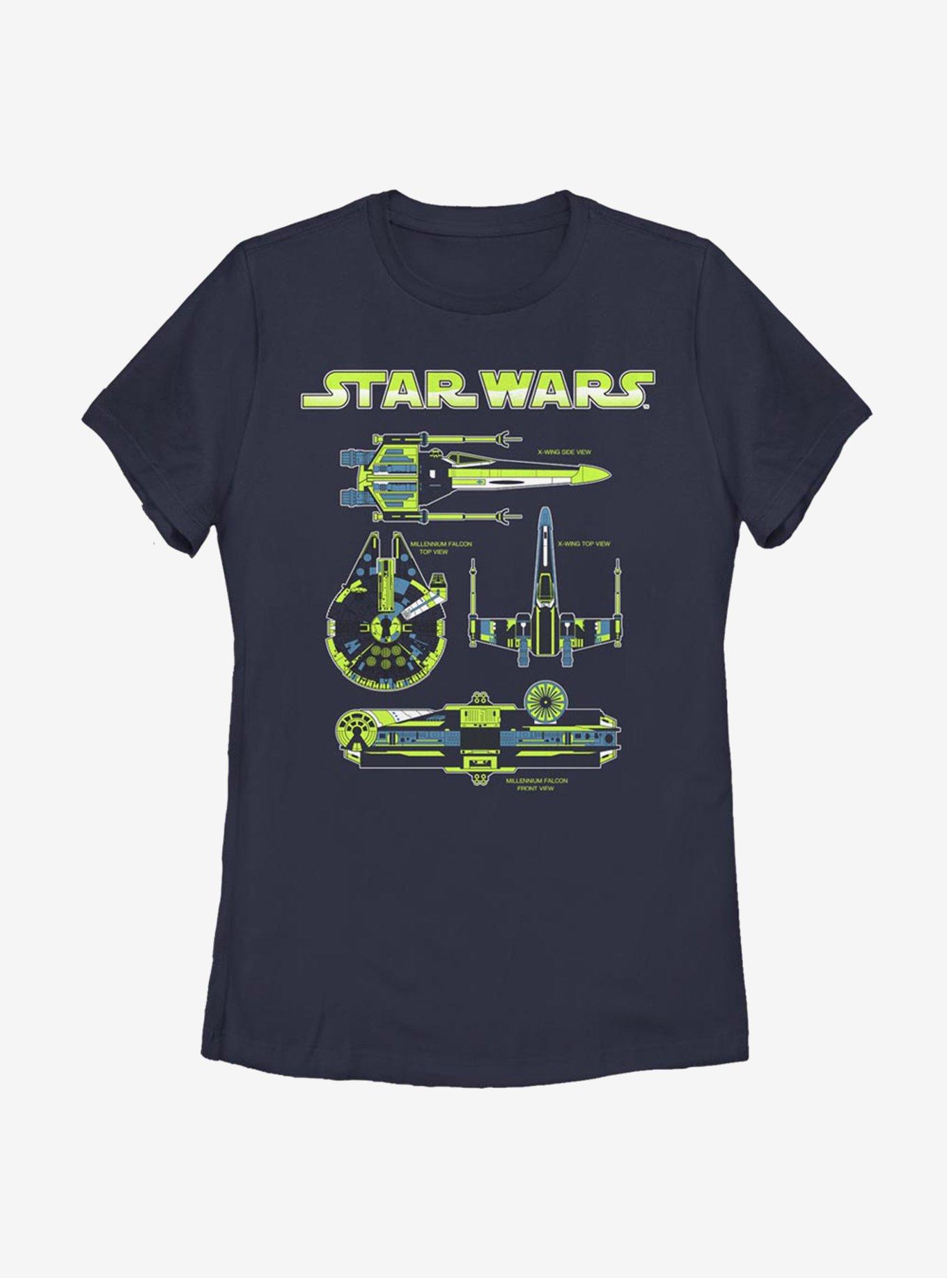 Star Wars Ship Specs Womens T-Shirt, , hi-res