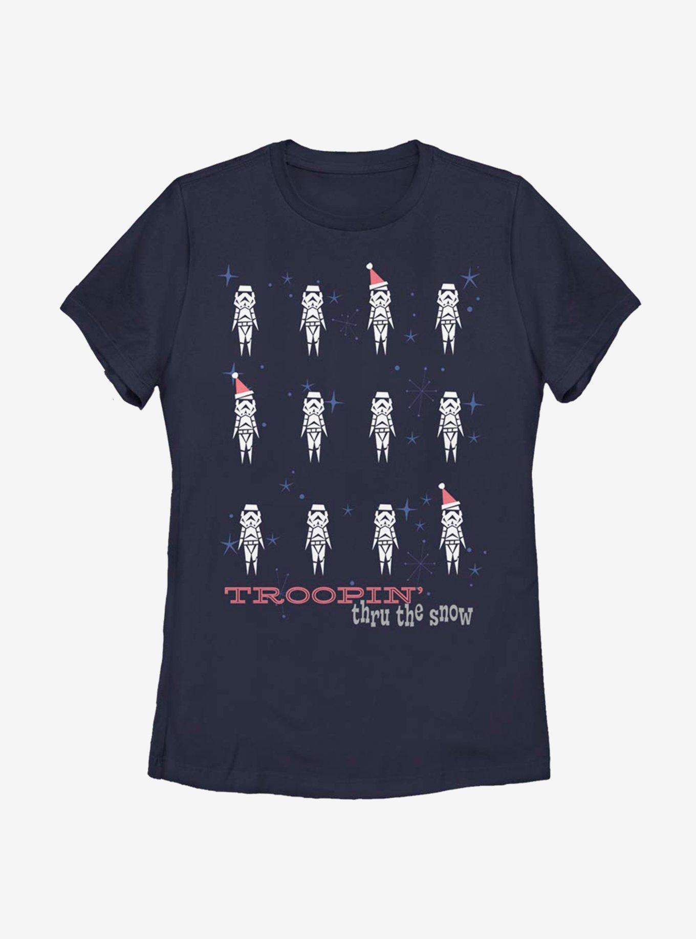 Star Wars Snow Troopers Womens T-Shirt, NAVY, hi-res