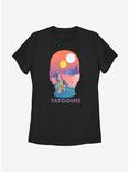Star Wars Tatooine Silhouette Womens T-Shirt, BLACK, hi-res