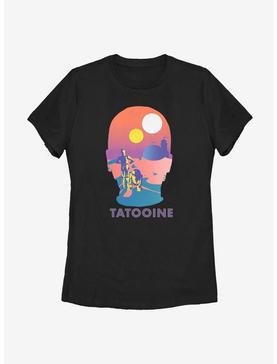 Star Wars Tatooine Silhouette Womens T-Shirt, , hi-res