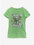 Star Wars Yoda Is Pinch Proof Youth Girls T-Shirt, GRN APPLE, hi-res