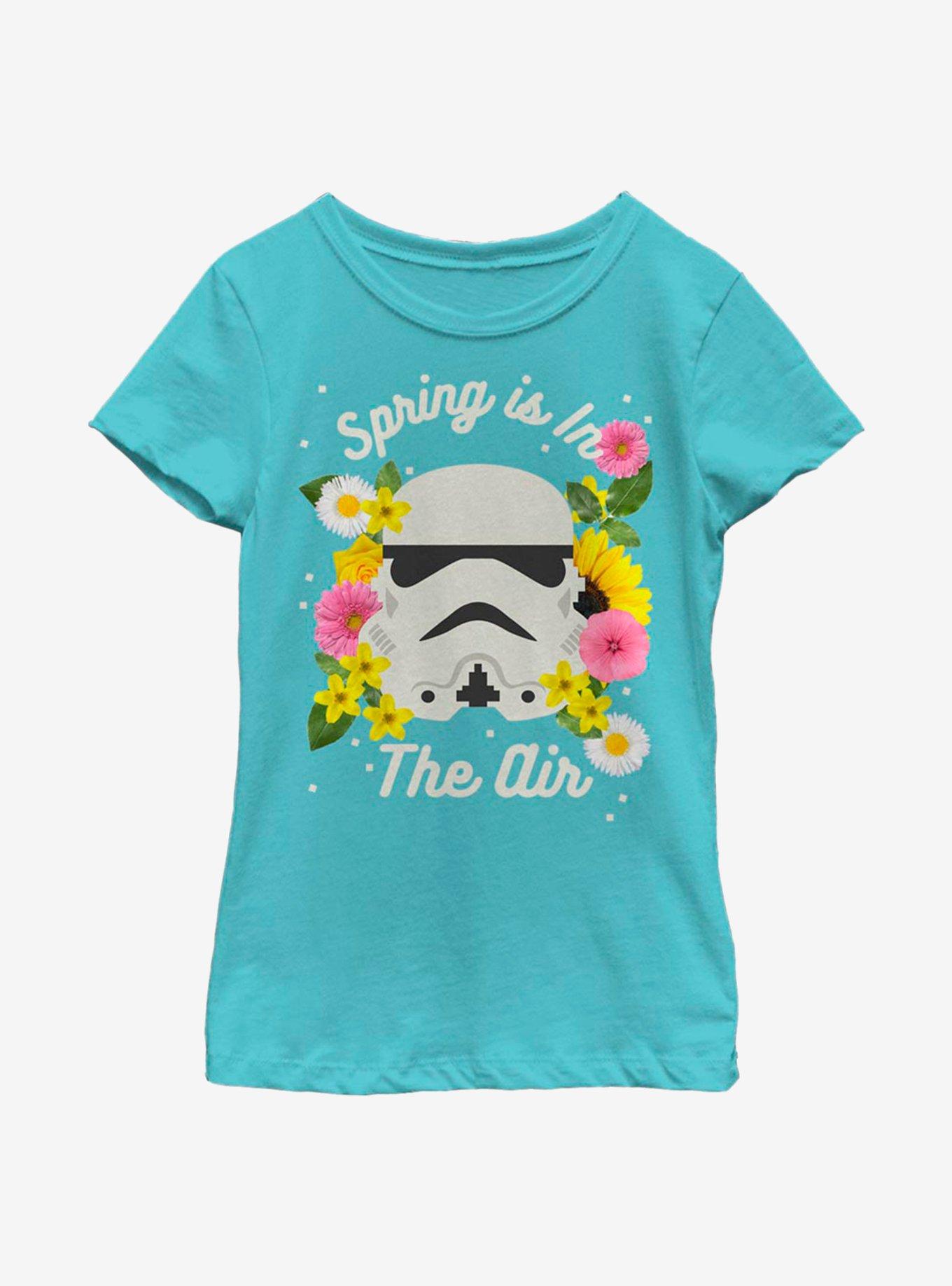 Star Wars Spring Trooper Youth Girls T-Shirt, TAHI BLUE, hi-res