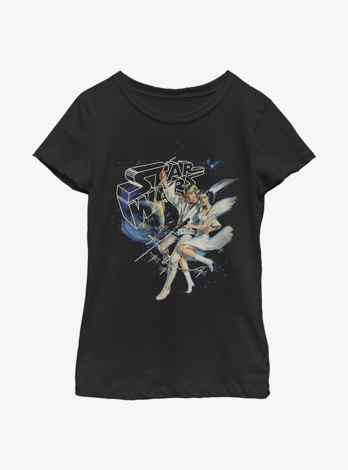 Star Wars Vintage Love Youth Girls T-Shirt, , hi-res