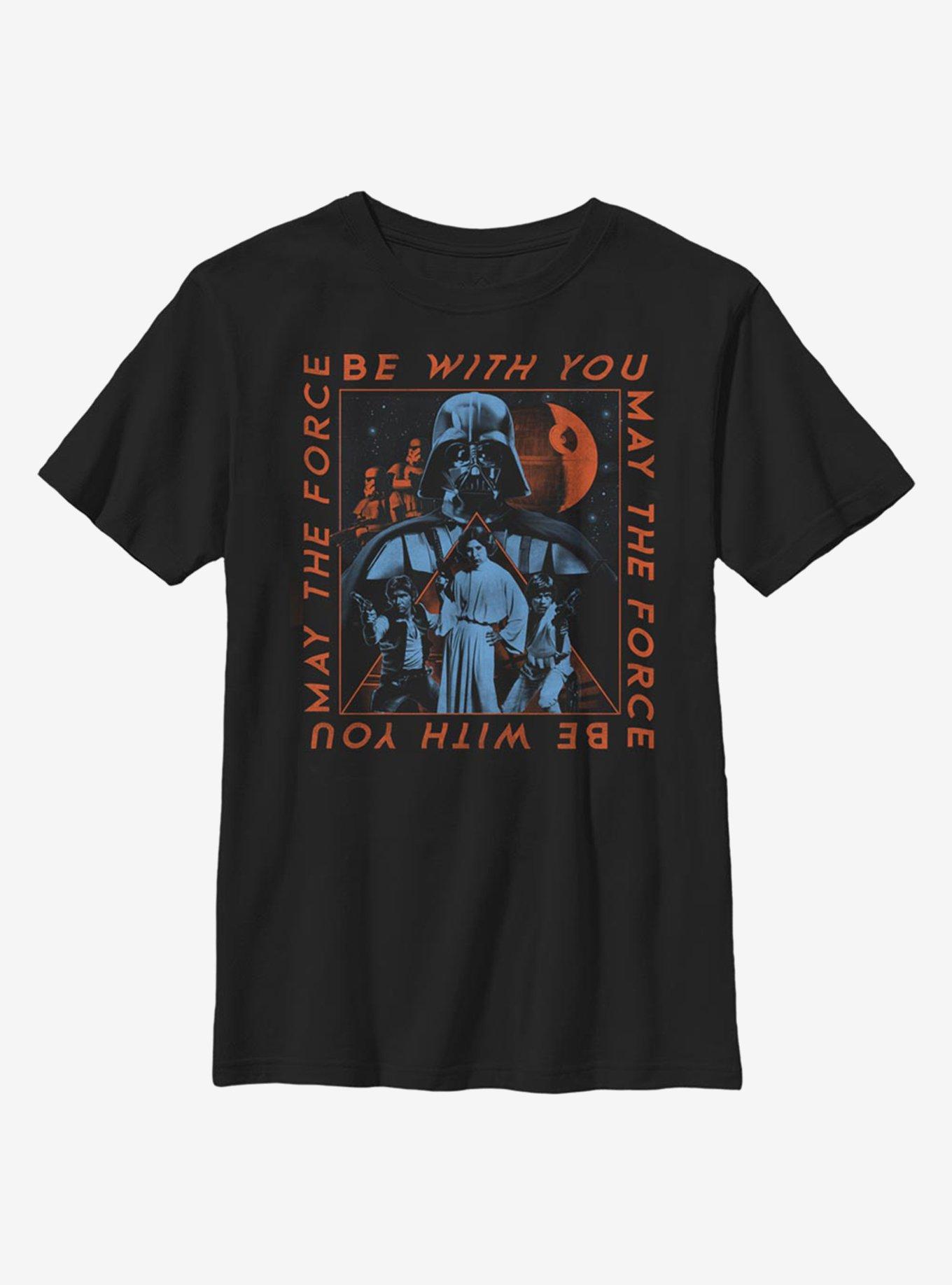 Star Wars Vader Force Box Youth T-Shirt, BLACK, hi-res