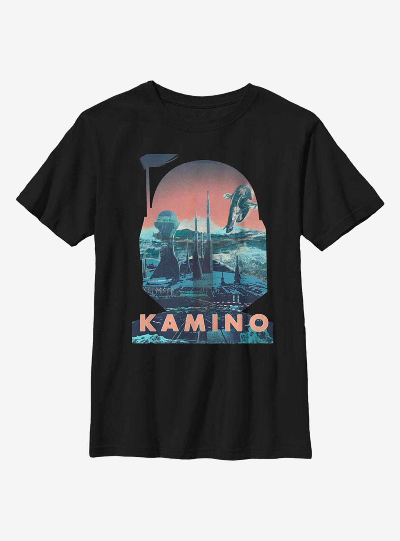 Star Wars Kamino Head Youth T-Shirt, BLACK, hi-res