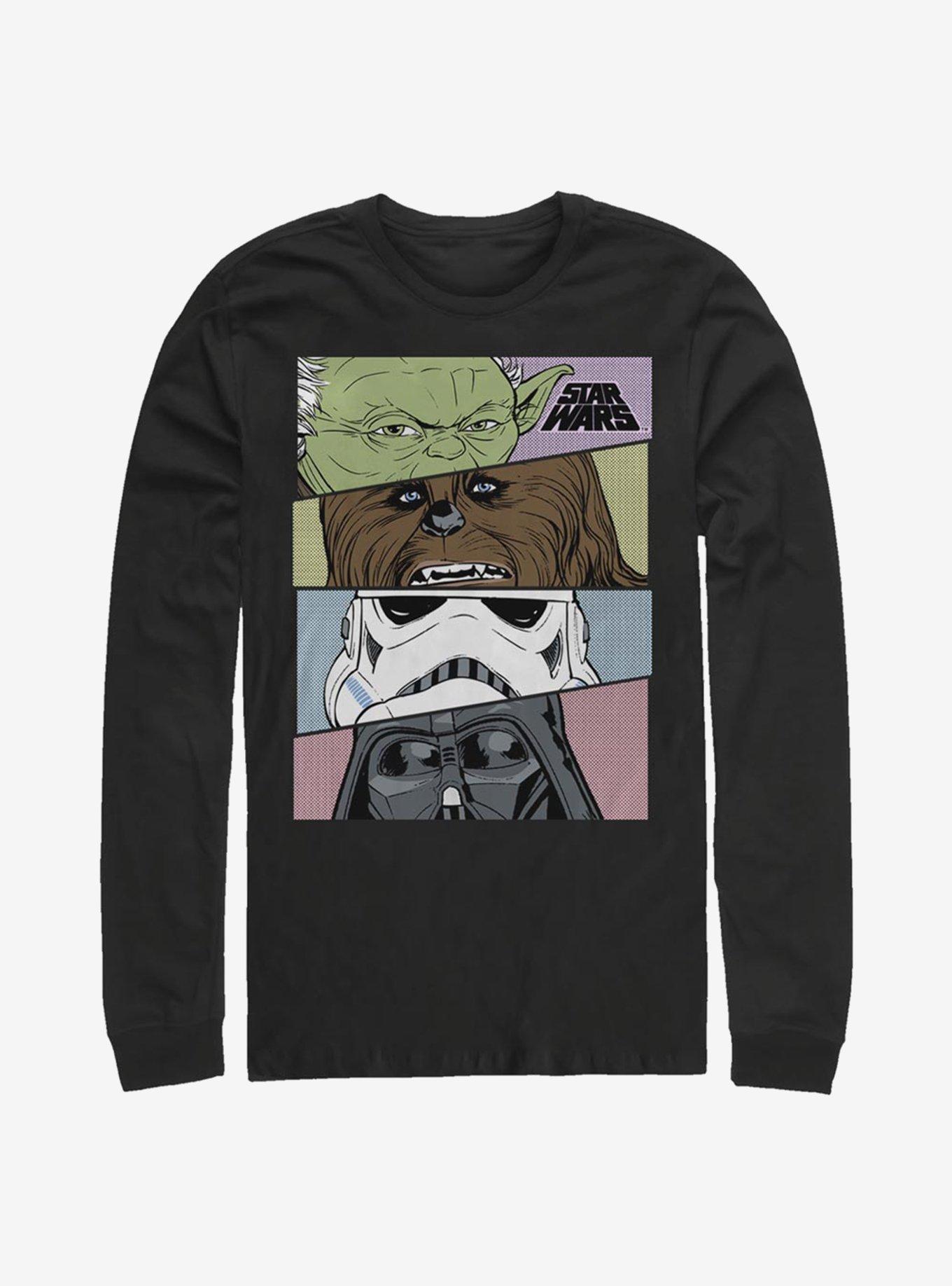 Star Wars Character Up Close Sweatshirt, BLACK, hi-res