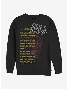 Star Wars Darth Maul Crawl Sweatshirt, , hi-res