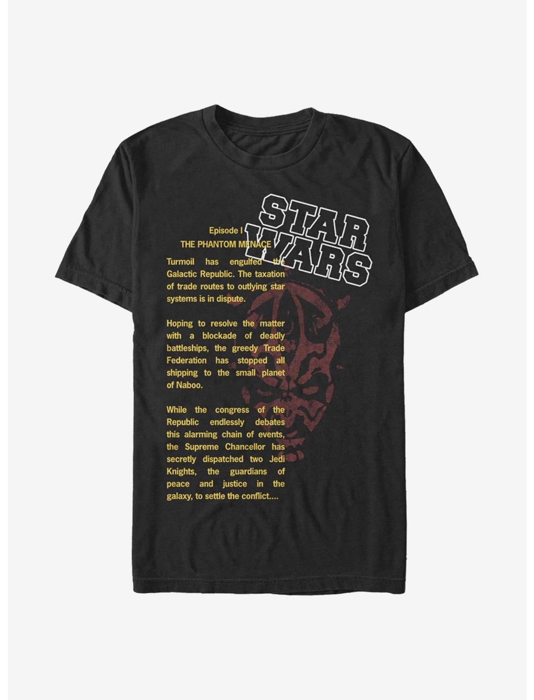 Star Wars Darth Maul Crawl T-Shirt, BLACK, hi-res