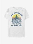 Star Wars Ewok May The Forest Be With You T-Shirt, WHITE, hi-res
