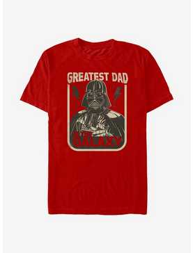 Star Wars Vader Galaxy Greatest Dad T-Shirt, , hi-res
