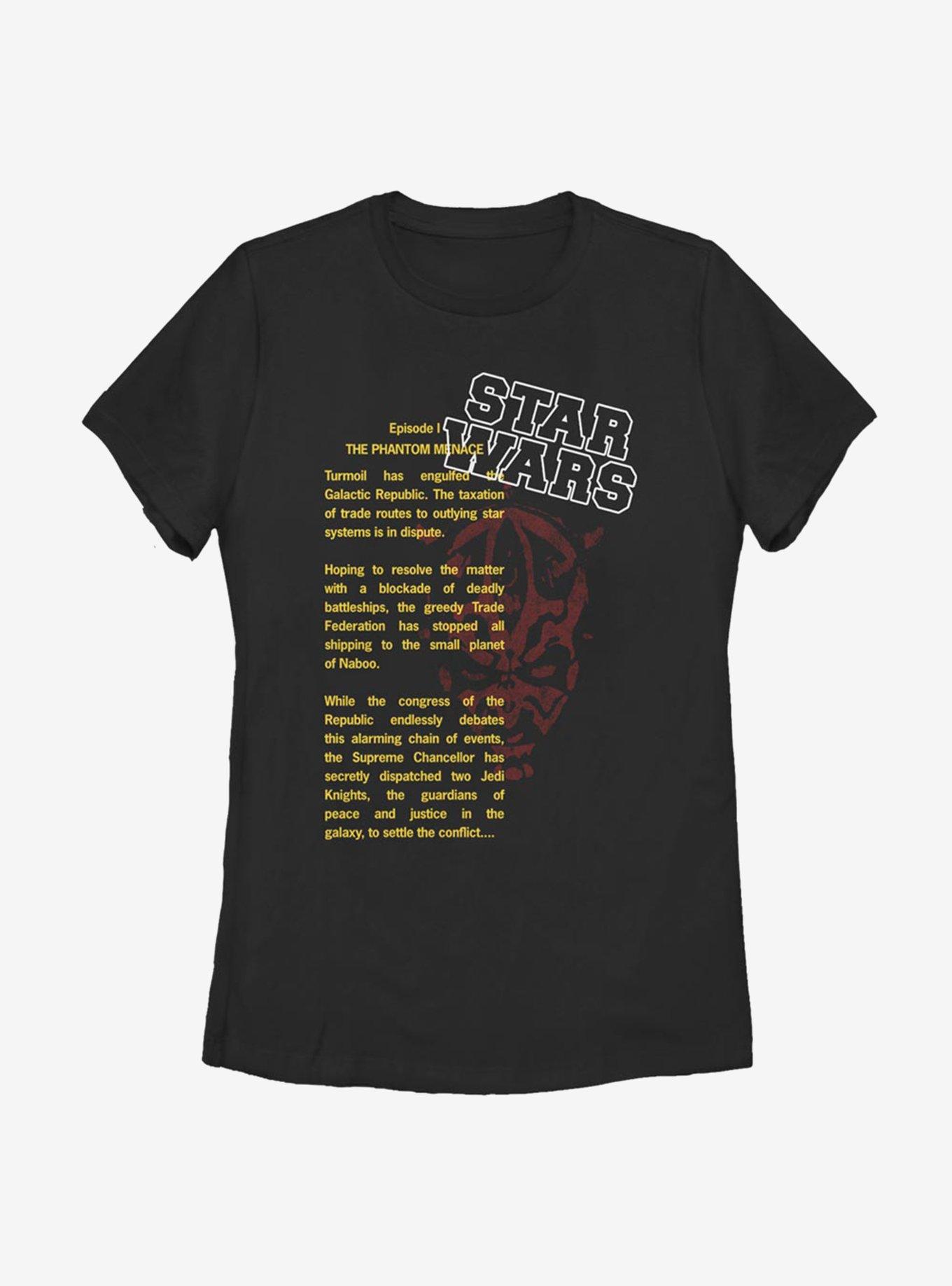 Star Wars Darth Maul Crawl Womens T-Shirt, , hi-res