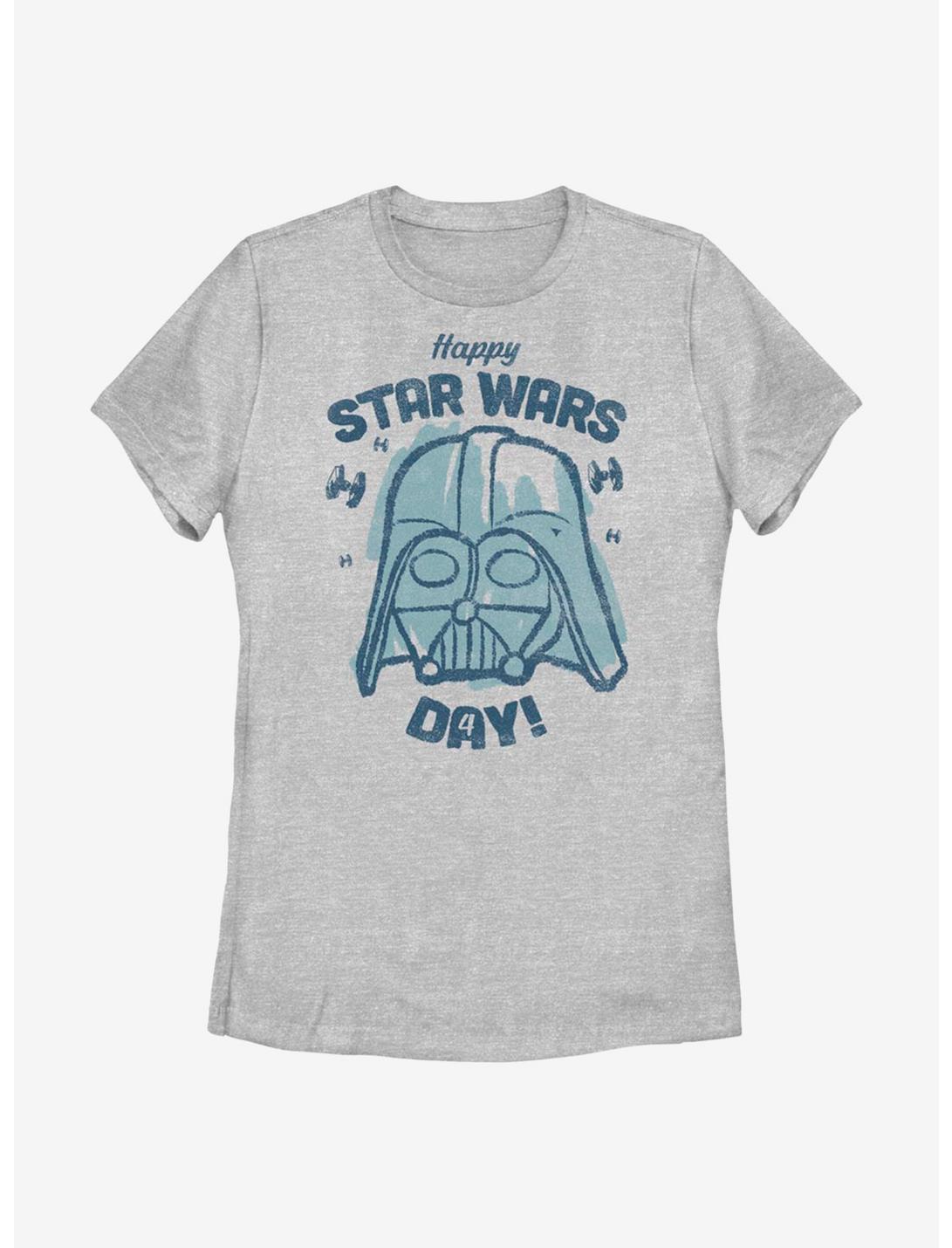 Star Wars Vader Happy Star Wars Day! Womens T-Shirt, ATH HTR, hi-res