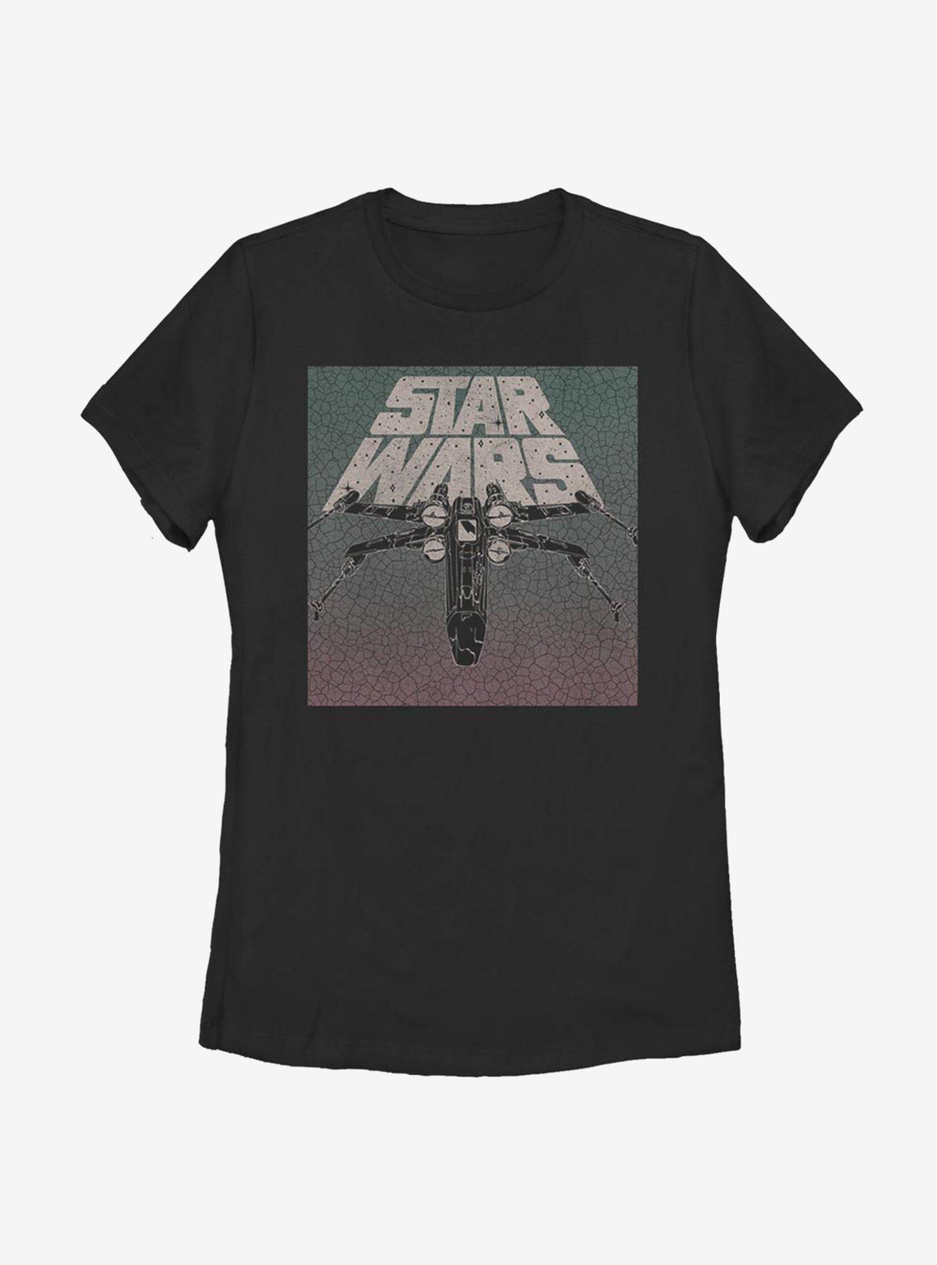 Star Wars Grunge Womens T-Shirt, BLACK, hi-res