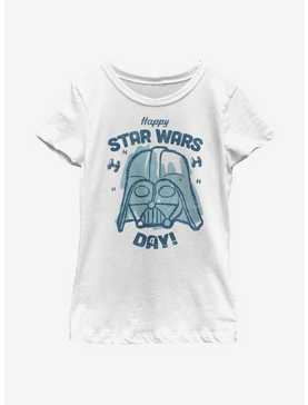 Star Wars Vader Happy Star Wars Day! Youth Girls T-Shirt, , hi-res