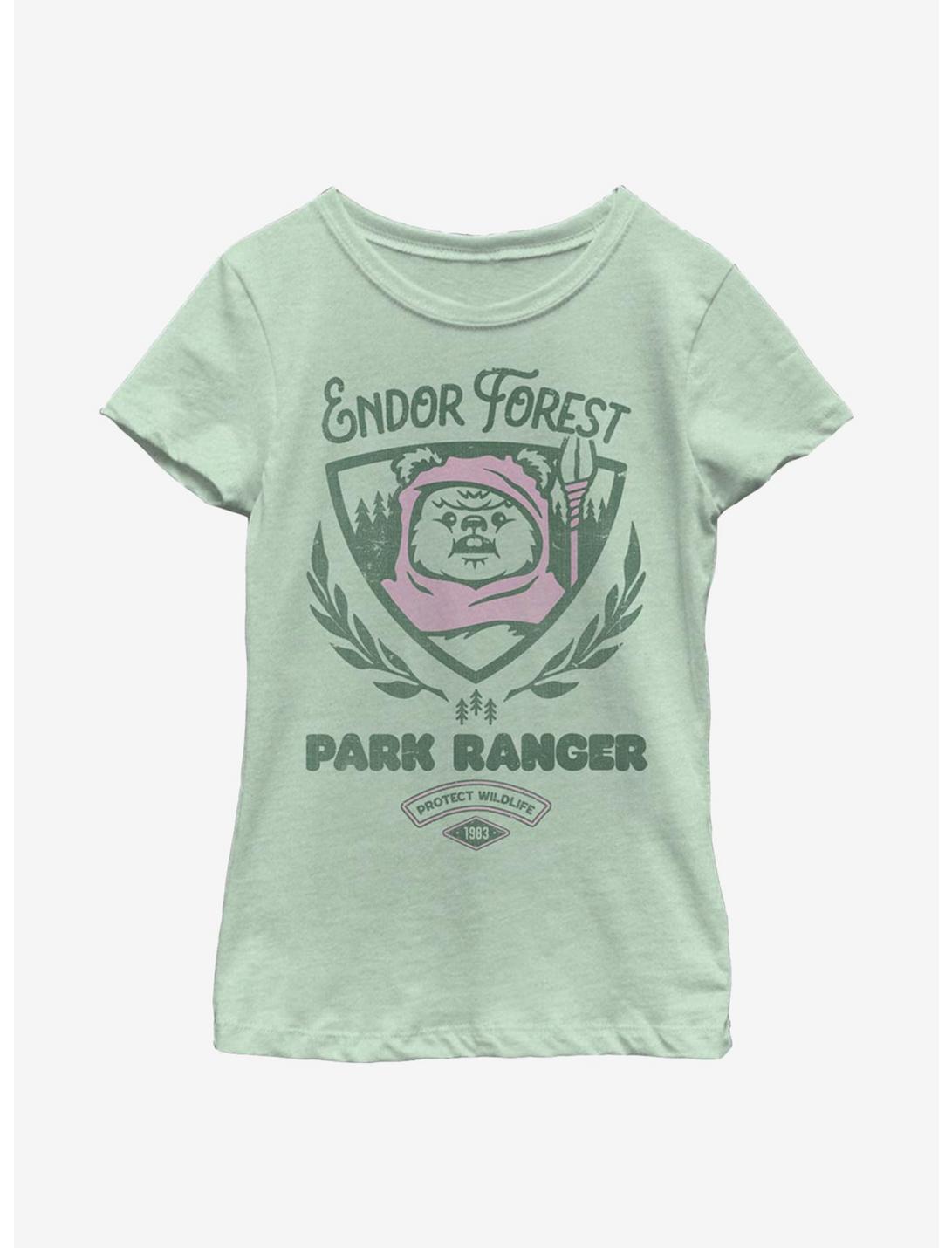 Star Wars Endor Forest Park Ranger Youth Girls T-Shirt, MINT, hi-res