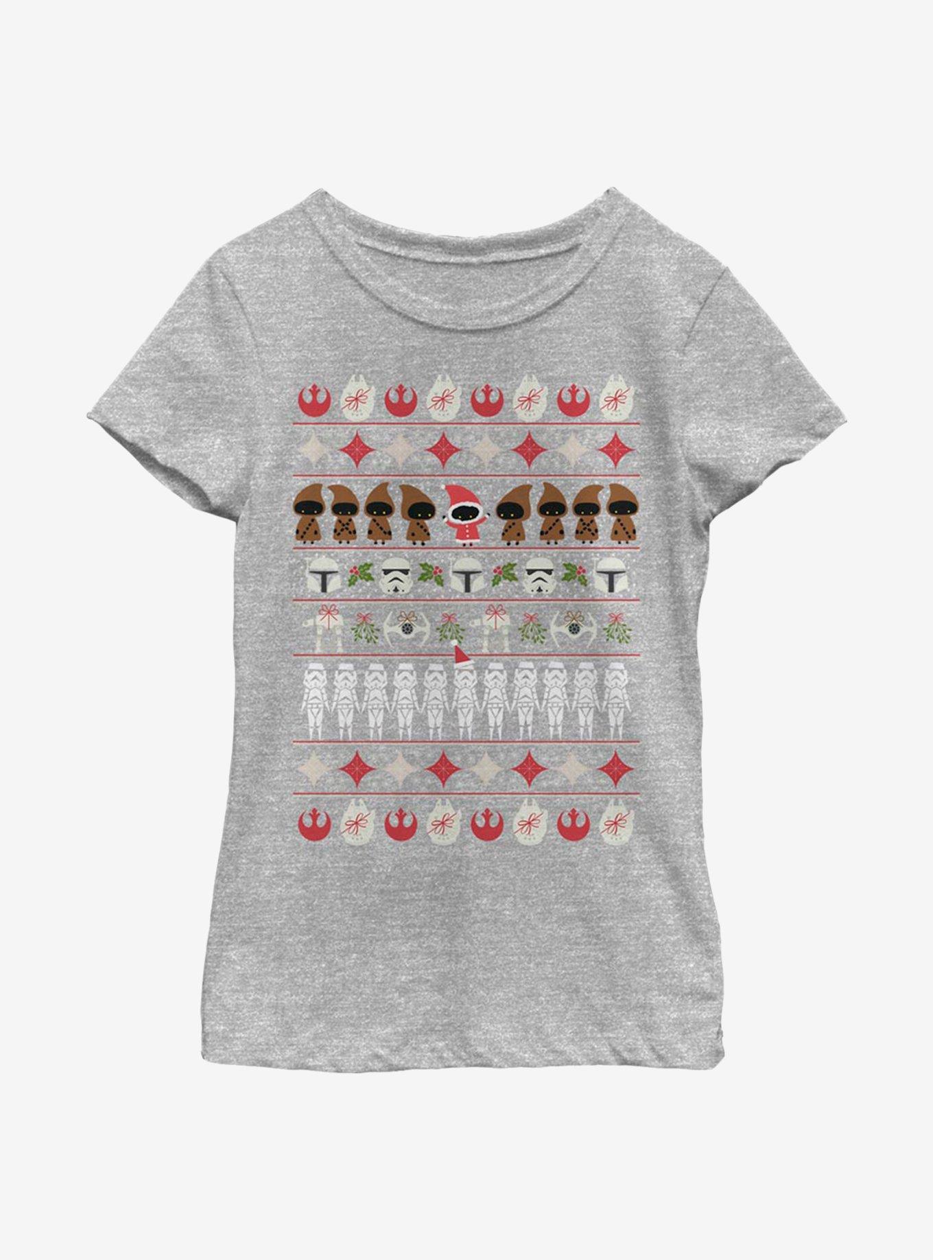 Star Wars Ugly Christmas Youth Girls T-Shirt, , hi-res