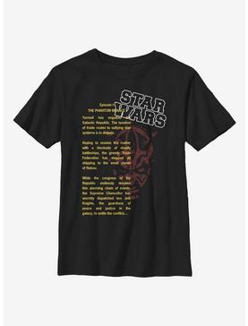 Star Wars Darth Maul Crawl Youth T-Shirt, , hi-res