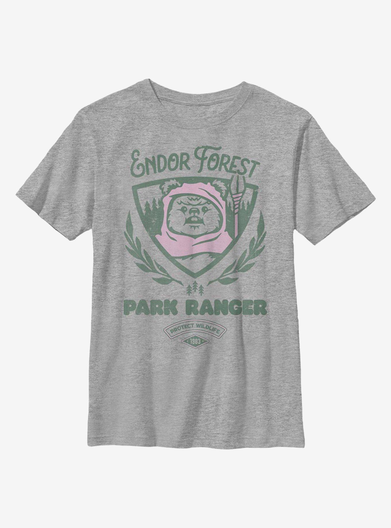 Star Wars Endor Forest Park Ranger Youth T-Shirt, ATH HTR, hi-res