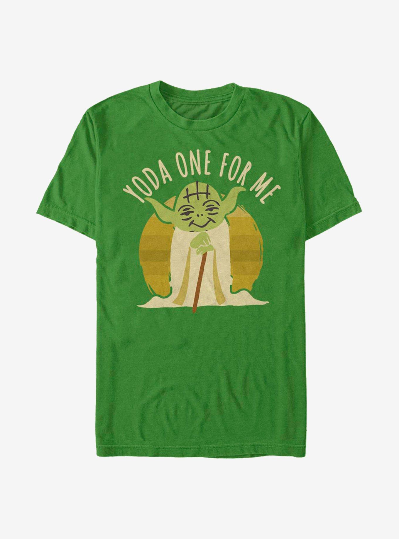 Star Wars Yoda One For Me Circle T-Shirt, KELLY, hi-res