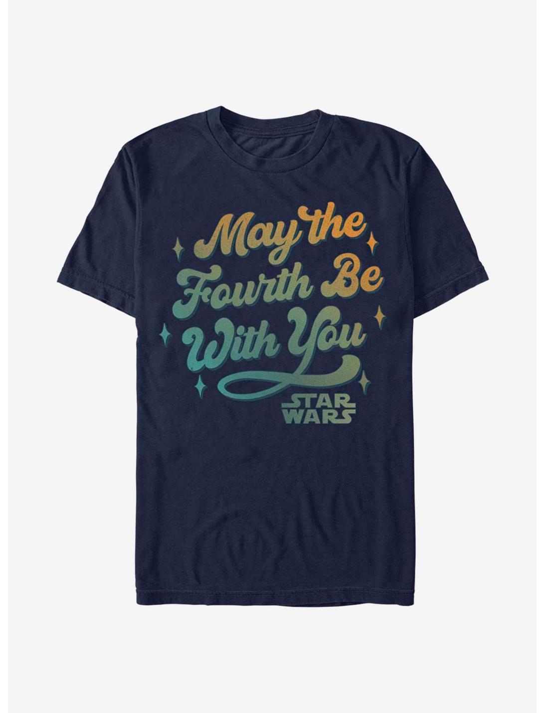 Star Wars May The Fourth Be With You T-Shirt, NAVY, hi-res