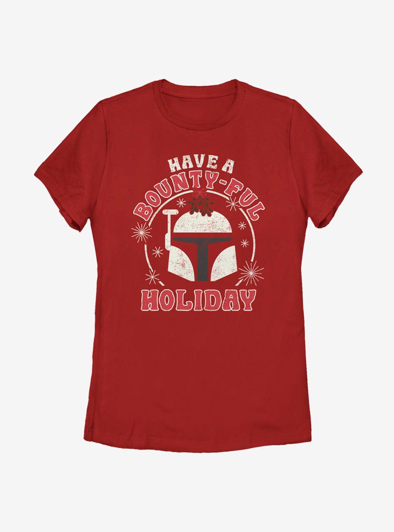 Star Wars Have A Bounty-Ful Holiday Cute Womens T-Shirt, RED, hi-res