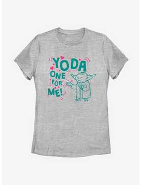 Star Wars Yoda One For Me Outline Womens T-Shirt, , hi-res