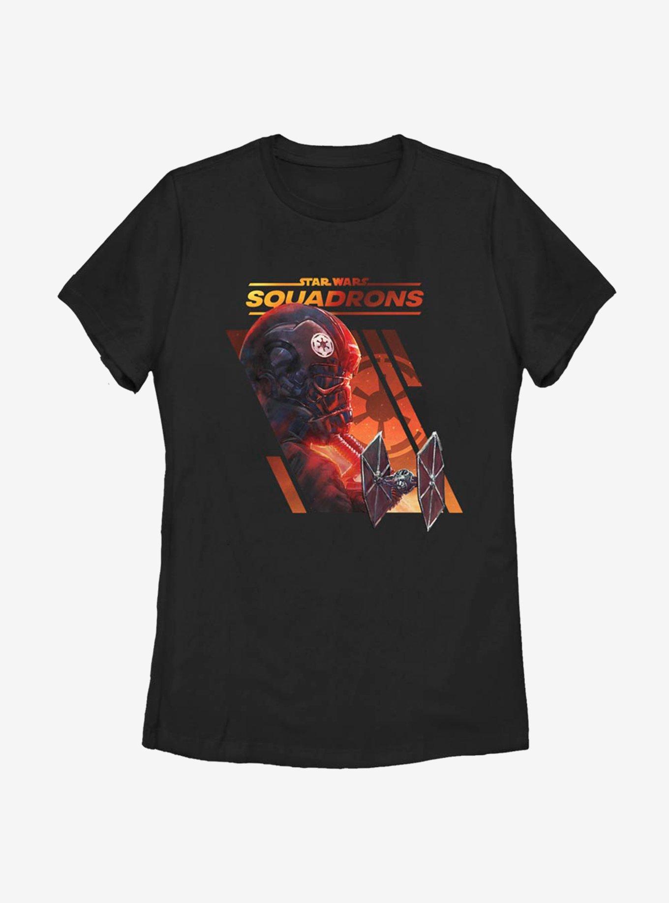 Star Wars Squadron Empire Womens T-Shirt, BLACK, hi-res