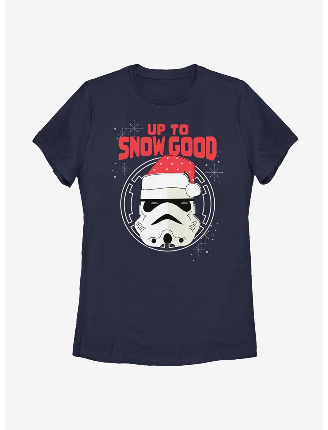 Star Wars Up To Snow Good Trooper Womens T-Shirt, NAVY, hi-res