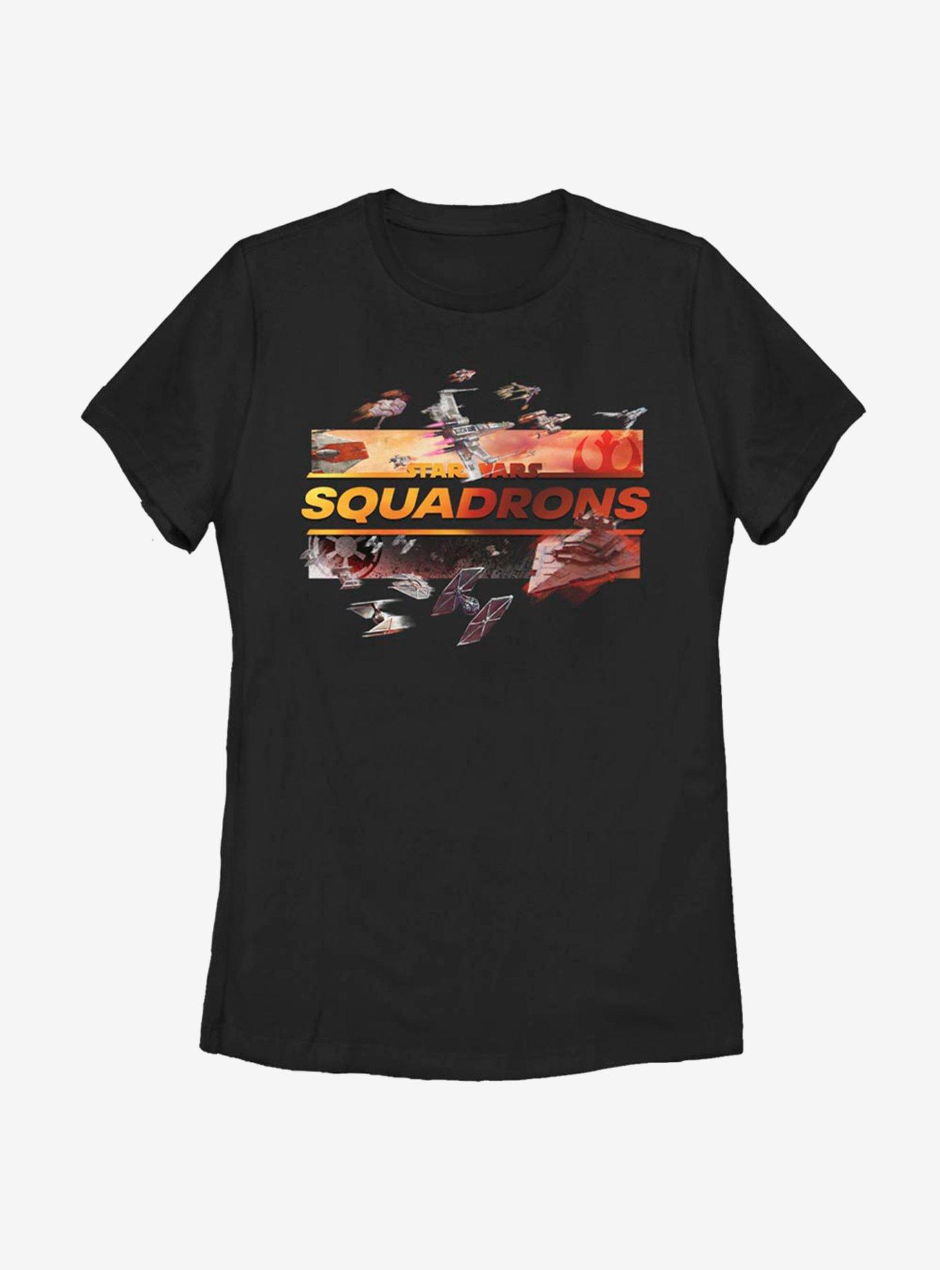 Star Wars Squadrons Womens T-Shirt, BLACK, hi-res