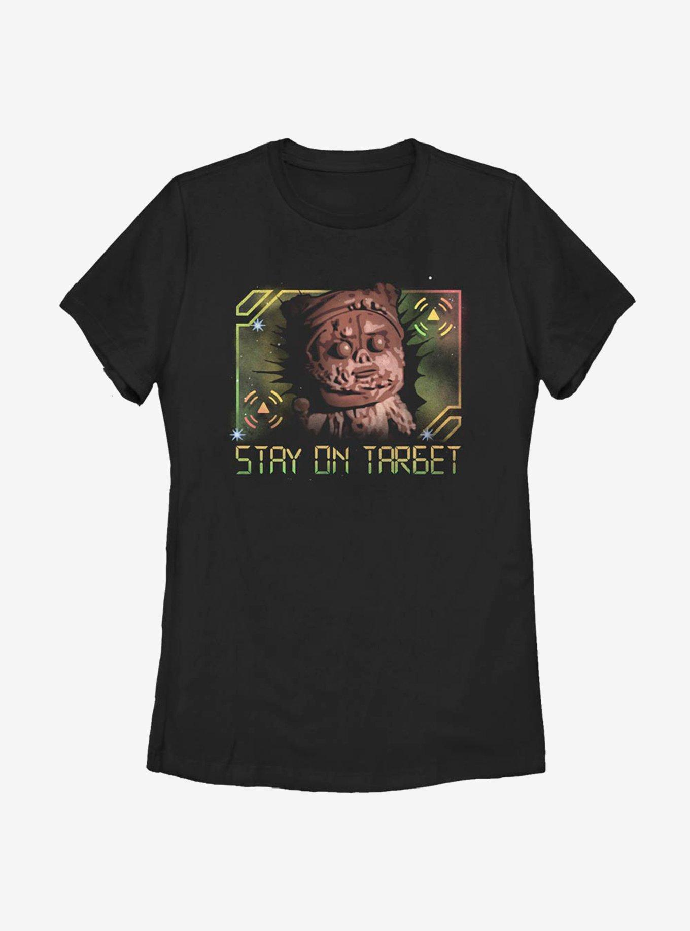 Star Wars Stay On Target Womens T-Shirt, BLACK, hi-res