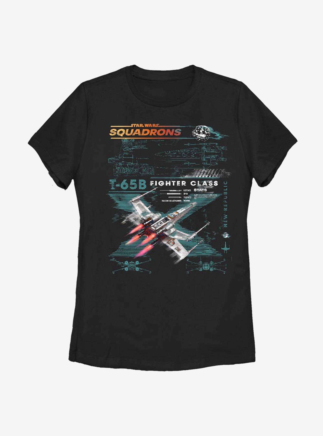 Star Wars X-Wing Squad Scheme Womens T-Shirt, , hi-res