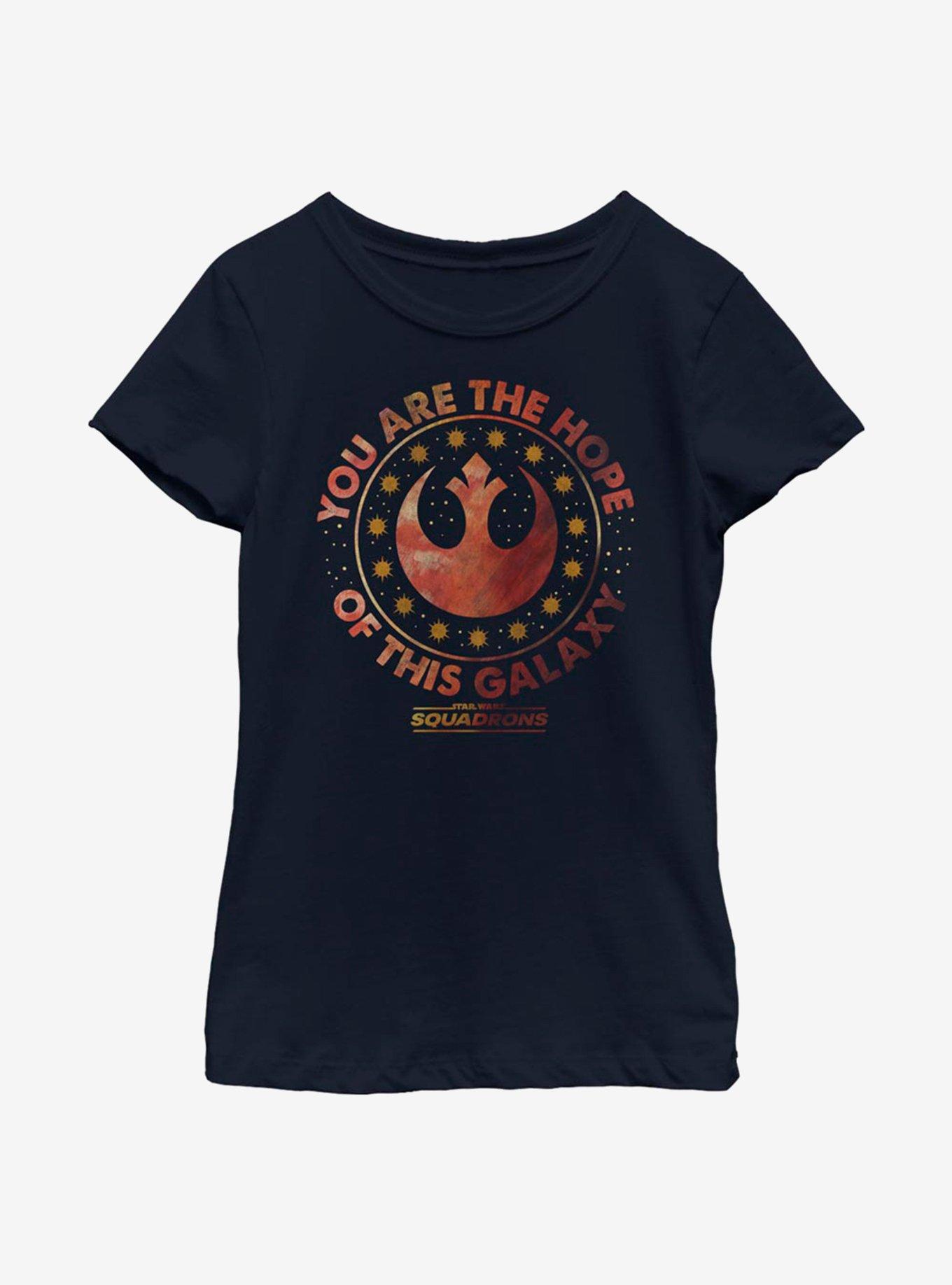 Star Wars You Are The Hope Of The Galaxy Youth Girls T-Shirt, , hi-res