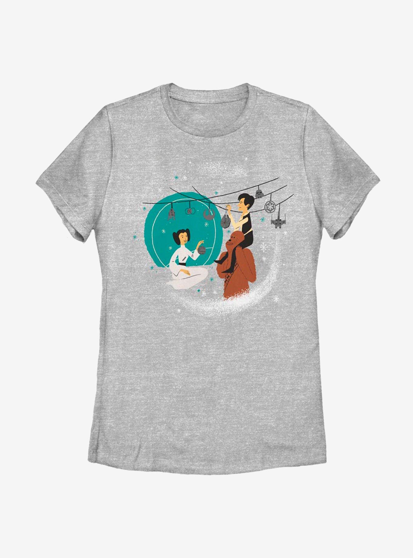 Star Wars Christmas Decorating Womens T-Shirt, , hi-res