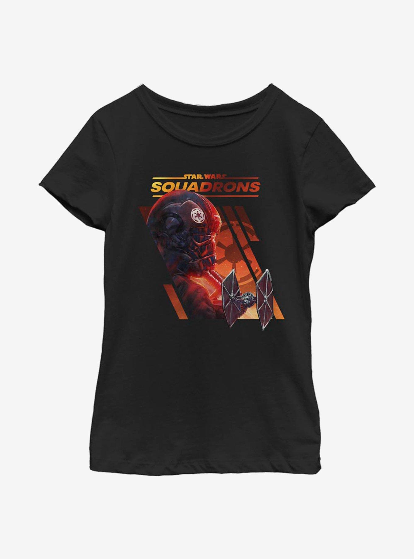 Star Wars Squadron Empire Youth Girls T-Shirt, , hi-res