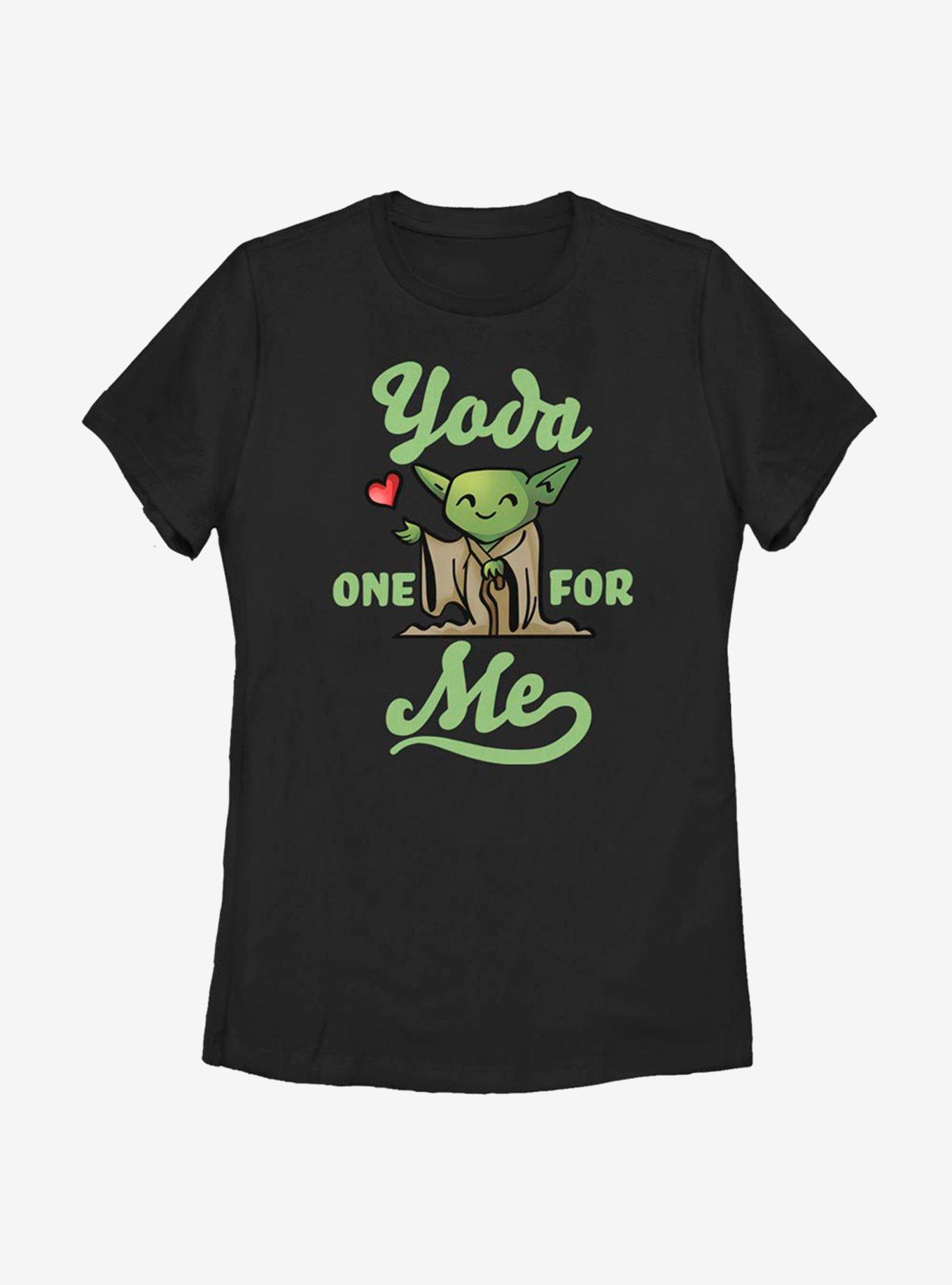 Star Wars Yoda One For Me Tiny Heart Womens T-Shirt, , hi-res