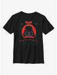 Star Wars Merry Force Be With You Darth Vader Youth T-Shirt, BLACK, hi-res