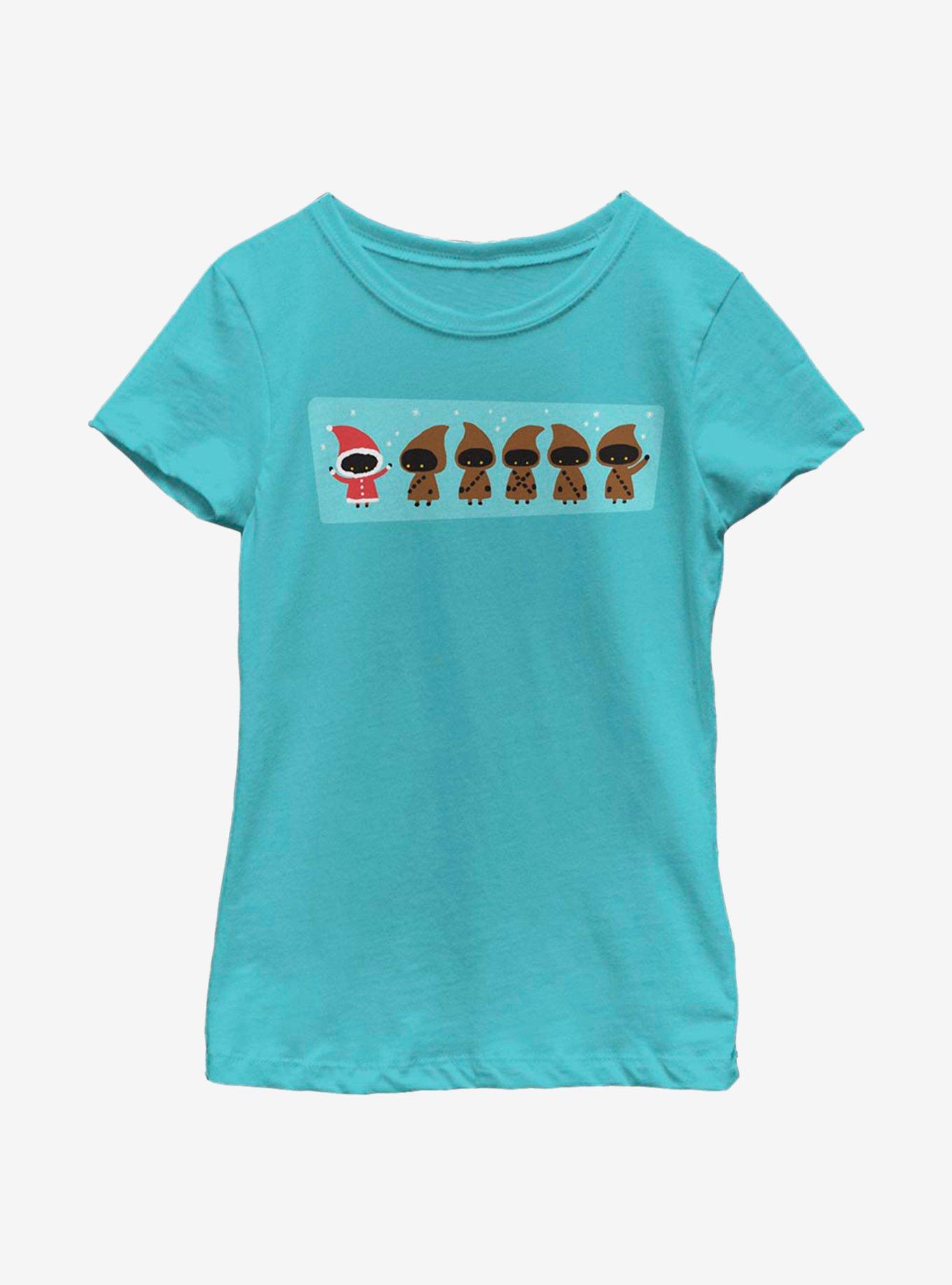 Star Wars Jawas Lineup Holiday Youth Girls T-Shirt, , hi-res